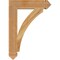 Ekena Millwork Thorton Arts & Crafts Rough Sawn Bracket, Western Red Cedar, 4"W x 20"D x 28"H BKT04X20X28THR03RWR - alternate 4